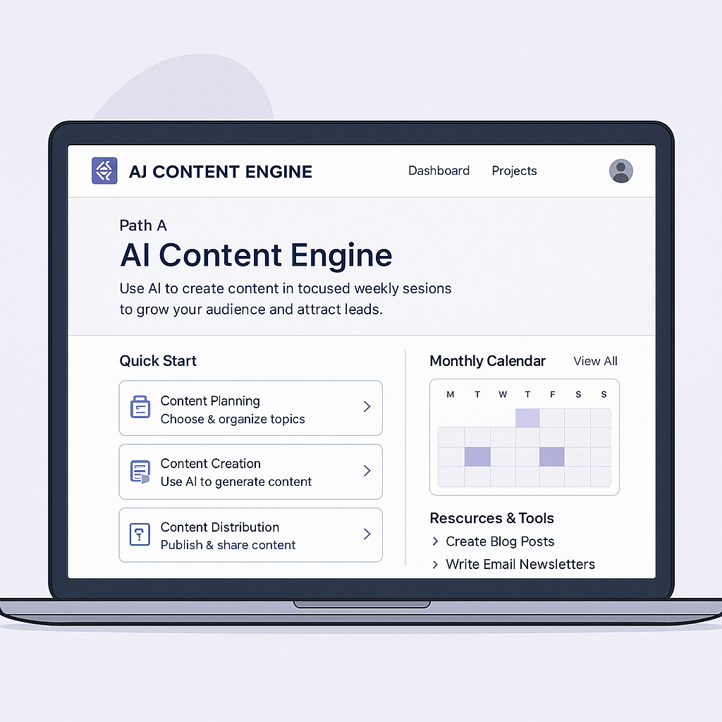 AI Content Engine workflow preview